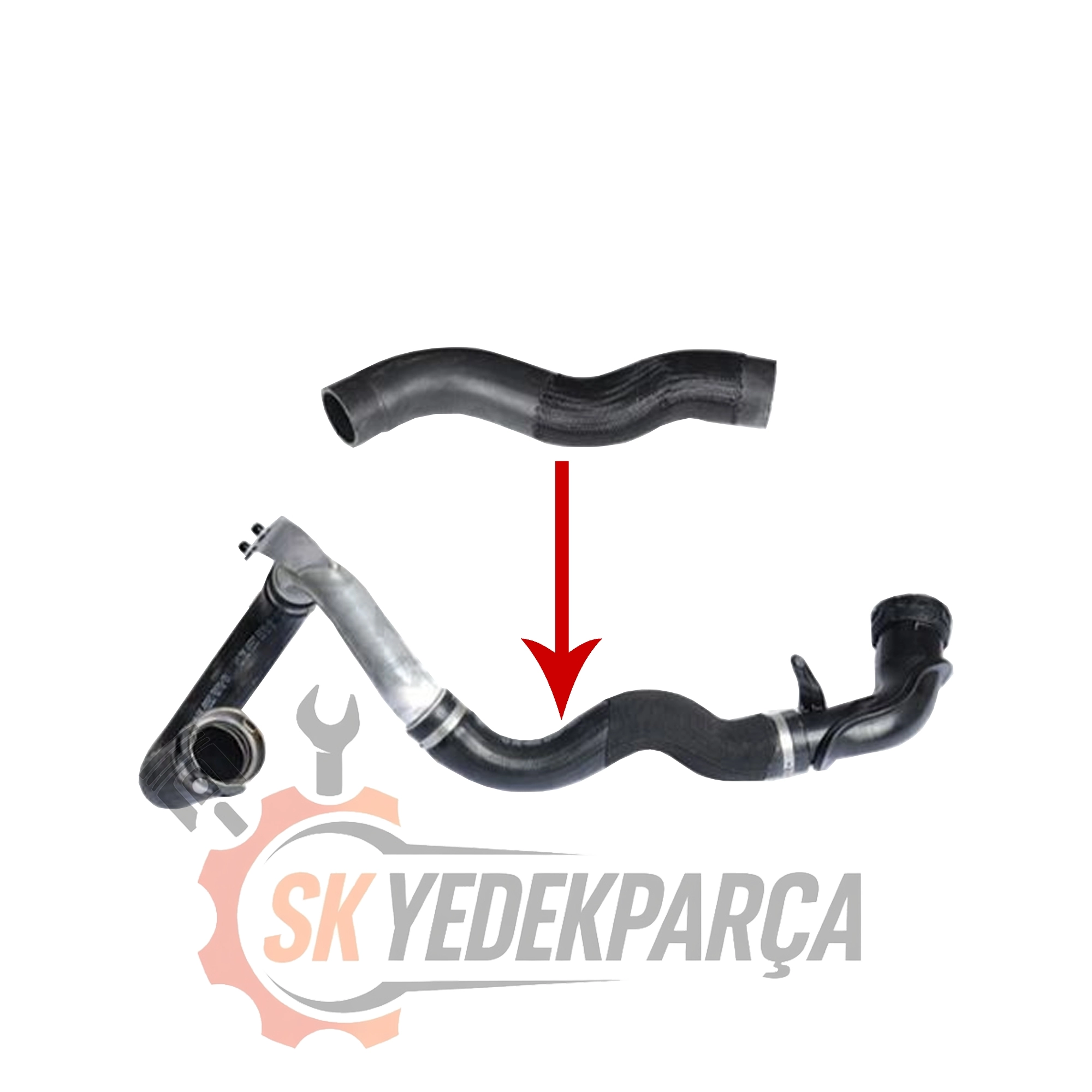TURBO ÇIKIŞ HORTUMU (YILPAR)OPEL MOKKA (B1.6DTH) 15-  MOKKA-X (B1.6DTH) 17-  (95371558 39071730 1302287)